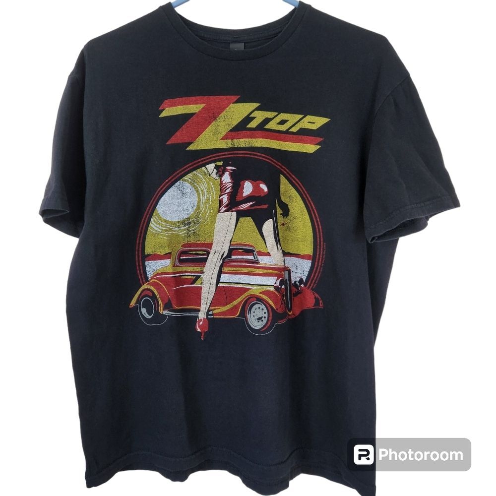 Gildan ZZ Top Mens Short Sleeve Tee Size Large